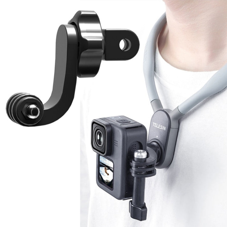 TELESIN Centered Universal Bend Arm Sports Camera Accessories For GoPro HERO11 Black / HERO9 Black / DJI Osmo Action 3 - HoMEdemic™ 