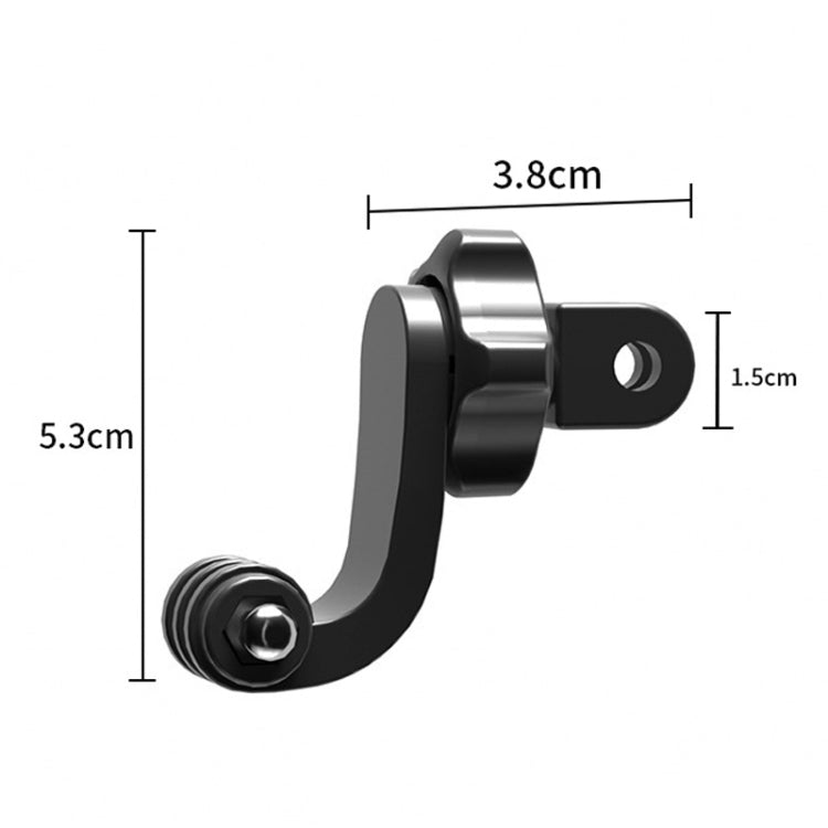 TELESIN Centered Universal Bend Arm Sports Camera Accessories For GoPro HERO11 Black / HERO9 Black / DJI Osmo Action 3 - HoMEdemic™ 