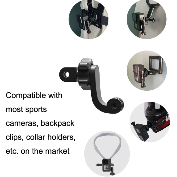 TELESIN Centered Universal Bend Arm Sports Camera Accessories For GoPro HERO11 Black / HERO9 Black / DJI Osmo Action 3 - HoMEdemic™ 