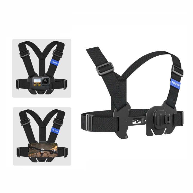 TELESIN  Chest Strap Mount Waistcoat Belt  Mount For Action Camera - HoMEdemic™ 