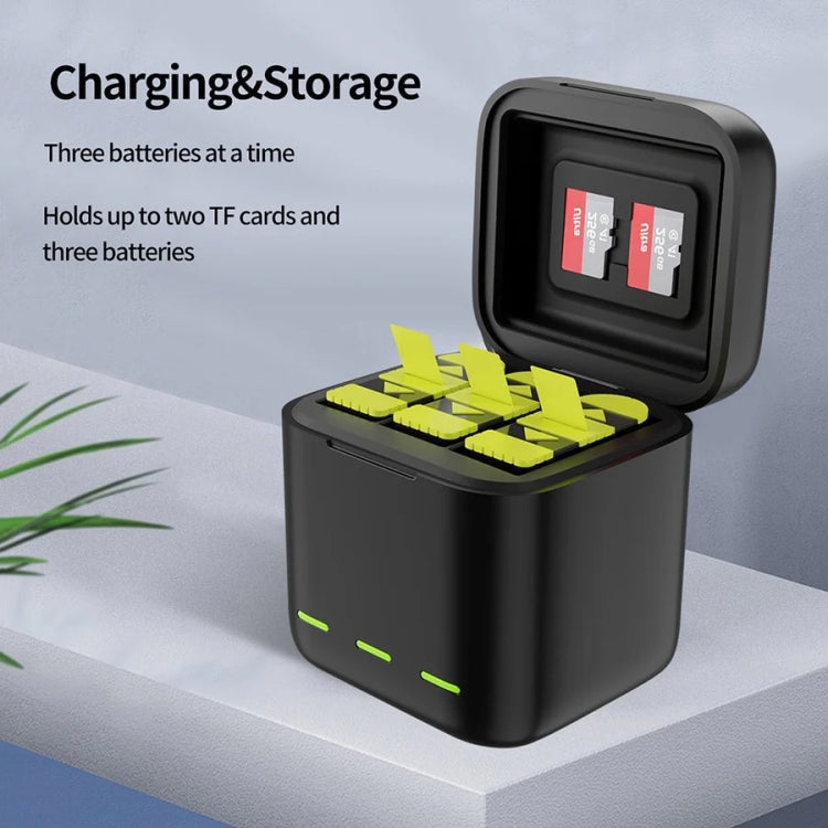 TELESIN GP-BCG-901 Storage Battery Charging Box For GoPro HERO12 Black / HERO11 Black / HERO10 Black / HERO9 Black(Single Charging Box) - HoMEdemic™ 