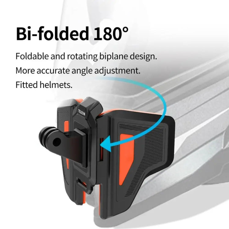 TELESIN GP-HBM-MT2 Universal Helmet Mount Holder For Sports Camera - HoMEdemic™ 