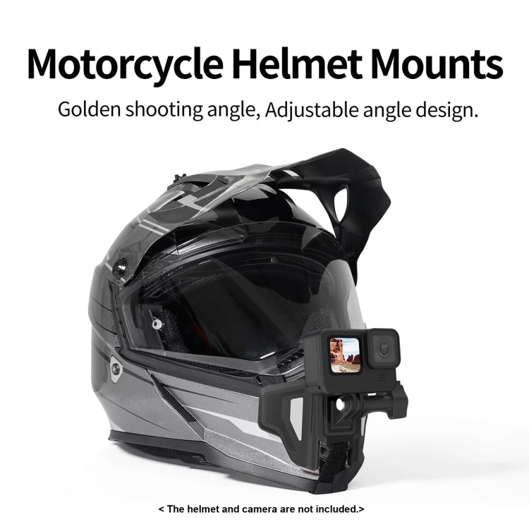 TELESIN GP-HBM-MT2-YH Universal Helmet Mount Holder For Sports Camera - HoMEdemic™ 