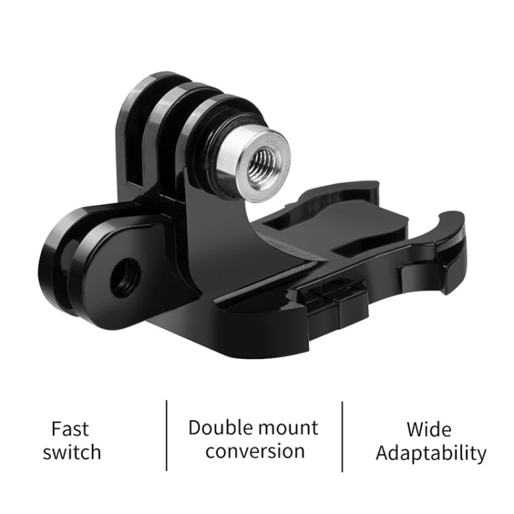 TELESIN GP-MTB-T02-BK Sports Camera Double Head J-Buckle Backpack Quick Release Conversion Accessory - HoMEdemic™ 