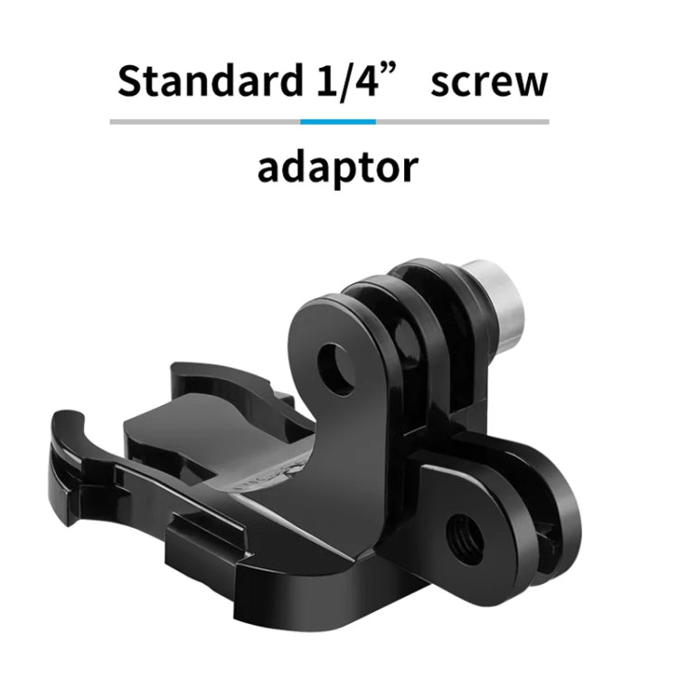 TELESIN GP-MTB-T02-BK Sports Camera Double Head J-Buckle Backpack Quick Release Conversion Accessory - HoMEdemic™ 