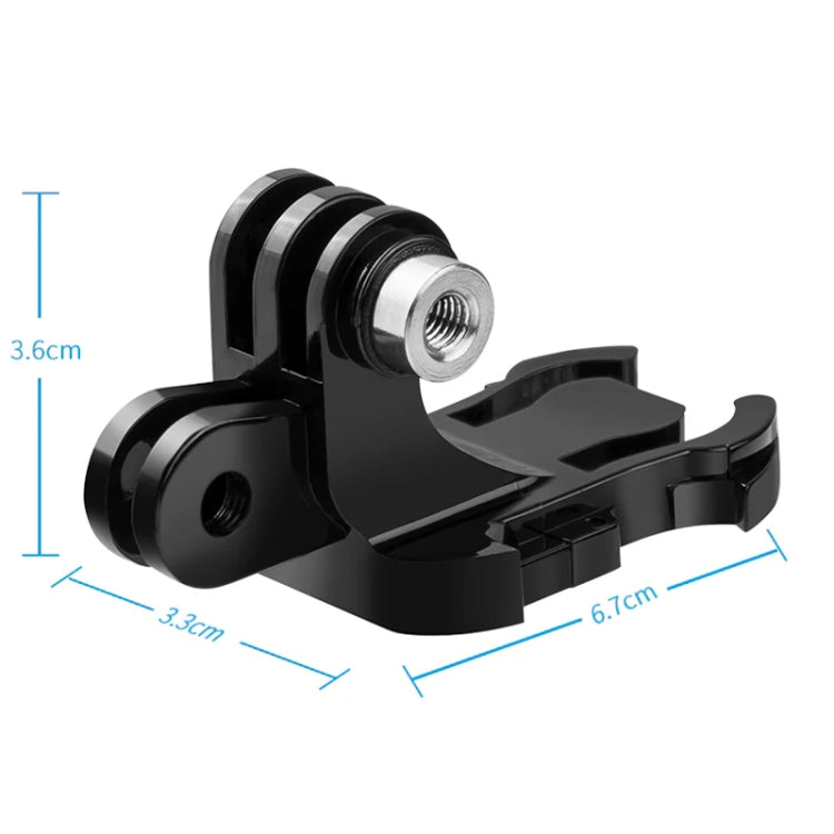 TELESIN GP-MTB-T02-BK Sports Camera Double Head J-Buckle Backpack Quick Release Conversion Accessory - HoMEdemic™ 