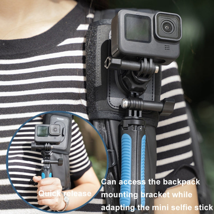 TELESIN GP-MTB-T02 Sports Camera Double Head J-Buckle Backpack Quick Release Conversion Accessory(Rotatable) - HoMEdemic™ 