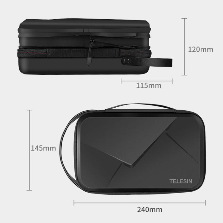 TELESIN GP-PRC-278-02 Upgraded Expanded Version Camera Portable Handheld Storage Bag Sports Camera Case - HoMEdemic™ 