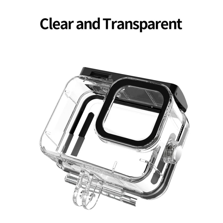 TELESIN GP-WTP-901 45m Diving Shell, For GoPro HERO12 Black / HERO11 Black / HERO10 Black / HERO9 Black Shell+Filter Set - HoMEdemic™ 