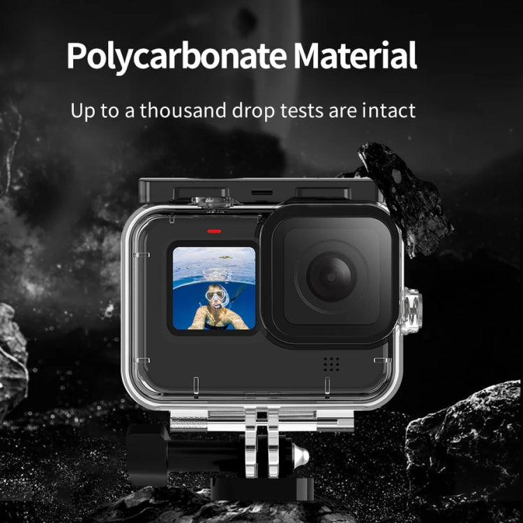 TELESIN GP-WTP-901 45m Diving Shell, For GoPro HERO12 Black / HERO11 Black / HERO10 Black / HERO9 Black Shell+Filter Set - HoMEdemic™ 