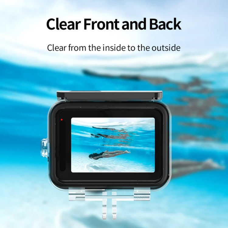 TELESIN GP-WTP-901 45m Diving Shell, For GoPro HERO12 Black / HERO11 Black / HERO10 Black / HERO9 Black Shell+Filter Set - HoMEdemic™ 
