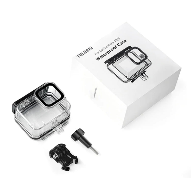 TELESIN GP-WTP-901 45m Diving Shell, For GoPro HERO12 Black / HERO11 Black / HERO10 Black / HERO9 Black Single Shell - HoMEdemic™ 