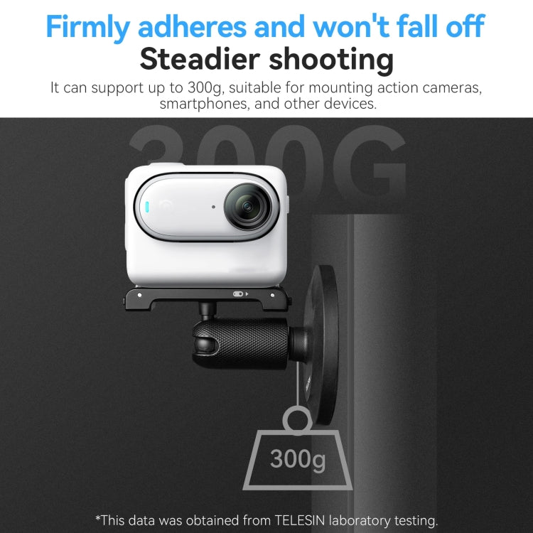 TELESIN Magnetic Base With 1/4 Inch Interface for DJI Pocket 3 / Insta360 Camera & Smart Phones Without Suction Cup Base - HoMEdemic™ 