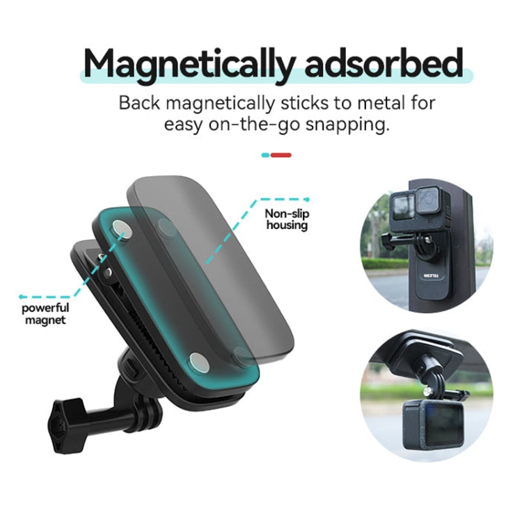 TELESIN Quick Release Universal Backpack Clip Magnetic Backpack Mounting Bracket - HoMEdemic™ 