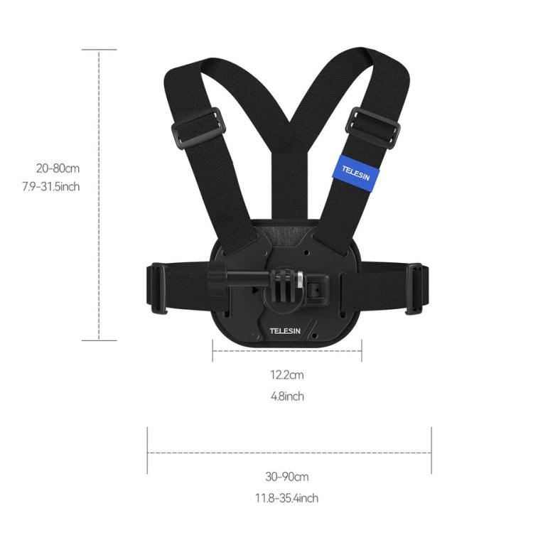 TELESIN S2-CGP-01 Quick-Release Vest Chest Strap Sports Camera Accessories - HoMEdemic™ 