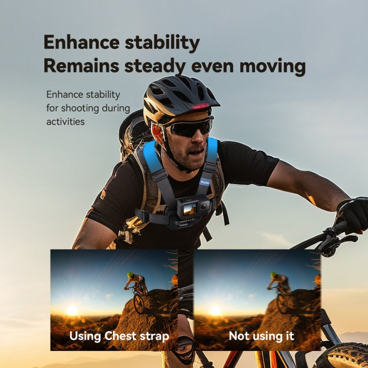 TELESIN S2-CGP-01 Quick-Release Vest Chest Strap Sports Camera Accessories - HoMEdemic™ 