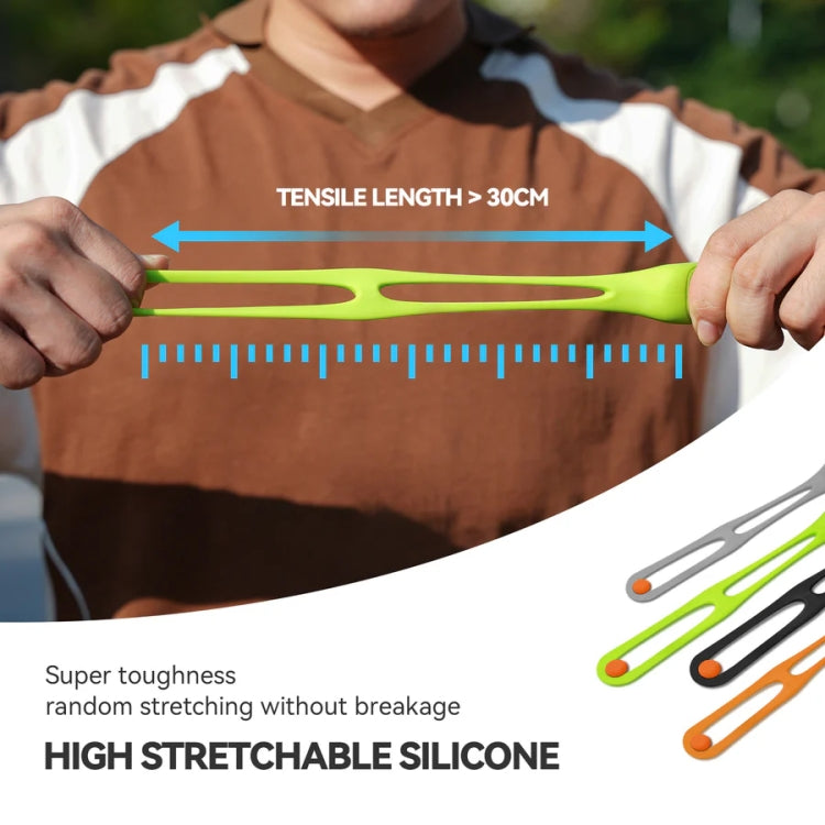 TELESIN TLQ-005 Elastic Quick Release Stand Multi-functional Fixed Silicone Strap Accessories(Black) - HoMEdemic™ 