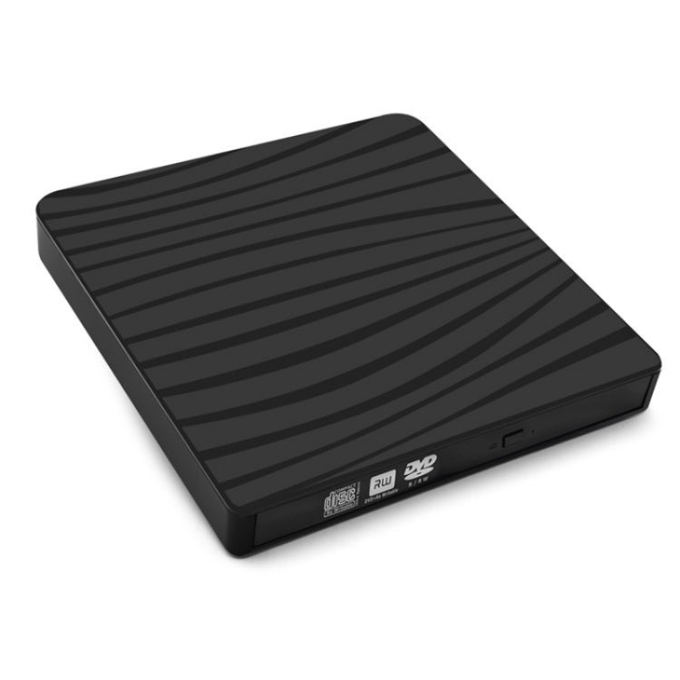 TG30N CD VCD Reader Burner Zebra-stripe Design Laptop Computer External DVD Drive - HoMEdemic™ 