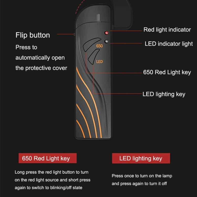 TL-B3-L15 10KM-15KM Mini Rechargeable Fiber Optical Red Light Sources Test Pen Clamshell Light Pen - HoMEdemic™ 