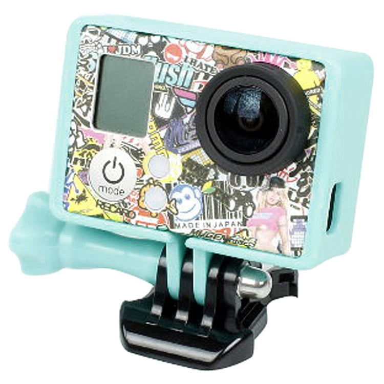TMC High Quality Tripod Cradle Frame Mount Housing for GoPro HERO4 /3+ /3, HR191(Blue) - HoMEdemic™ 
