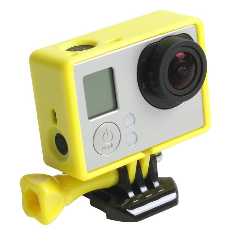 TMC High Quality Tripod Cradle Frame Mount Housing for GoPro HERO4 /3+ /3, HR191(Yellow) - HoMEdemic™ 