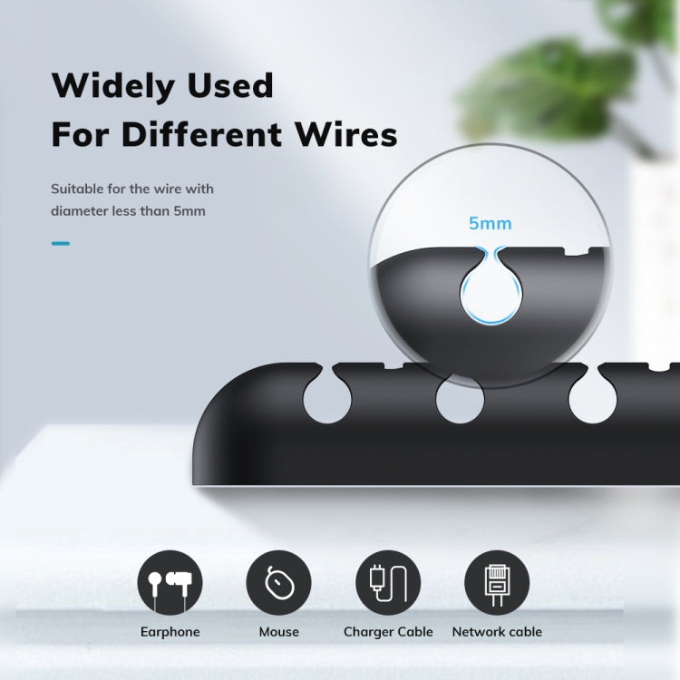 TOPK L35 Desktop Cable Organizer Data Cable Earphone Storage Cable Fixer Magnetic Head Storage Cable Organizer - HoMEdemic™ 