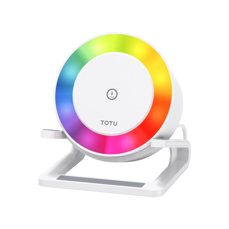 TOTU M6064Q 4 in 1 Multifunctional Wireless Charging Bluetooth Speaker(White) - HoMEdemic™ 