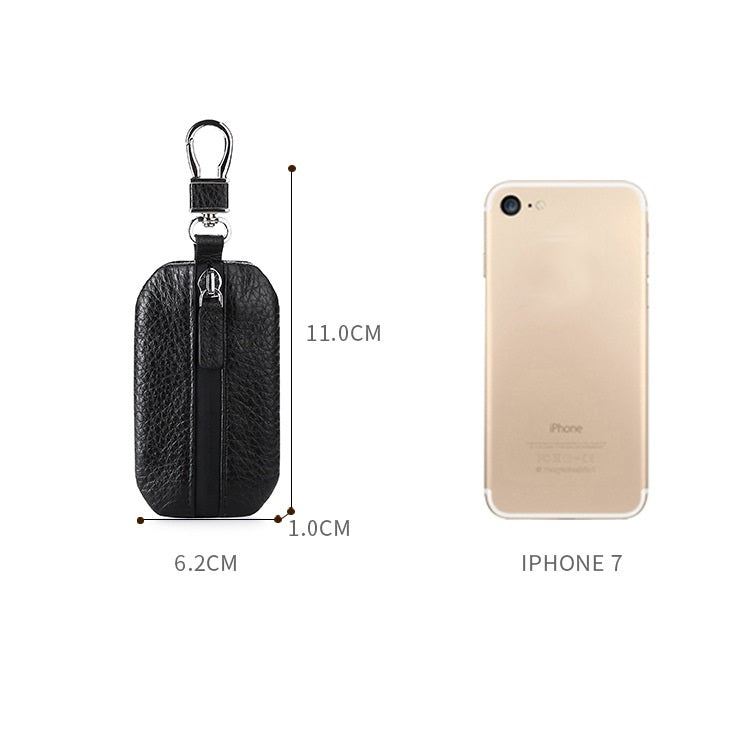 TP-9016 Litchi Texture Waterproof Zipper Car Key Bag - HoMEdemic™ 