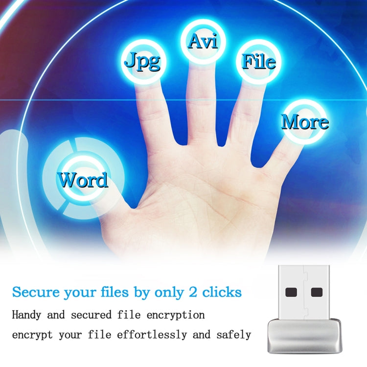 TRU7 USB Fingerprint Reader Module for Windows 8 / 10 / 11 Hello(Silver Gray) - HoMEdemic™ 