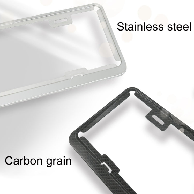 Taiwan Car License Plate Stainless Steel Frame, Specification: Stainless Steel 8K Mirror - HoMEdemic™ 