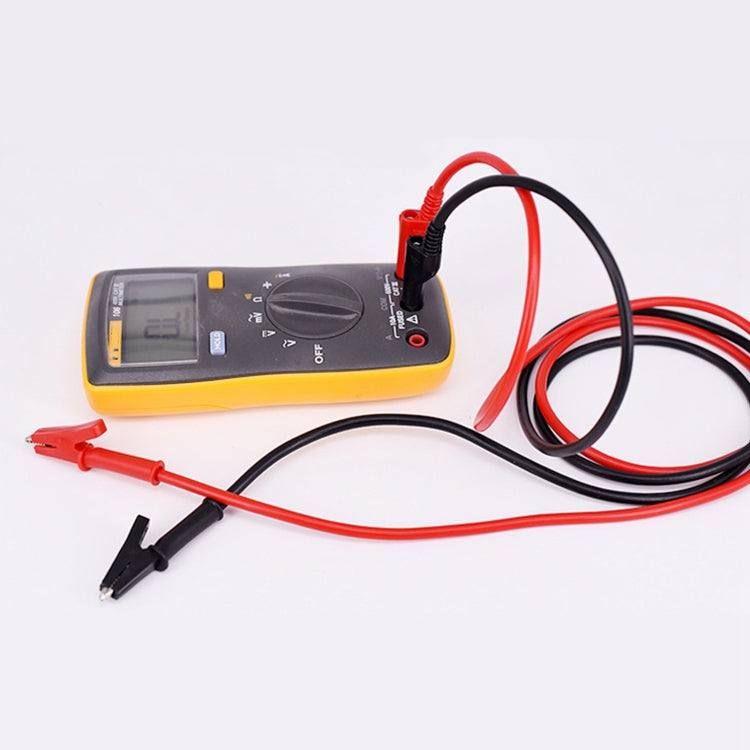 Thick Probe to Alligator Clip Test Lead Single Cable, Length: 1m - HoMEdemic™ 