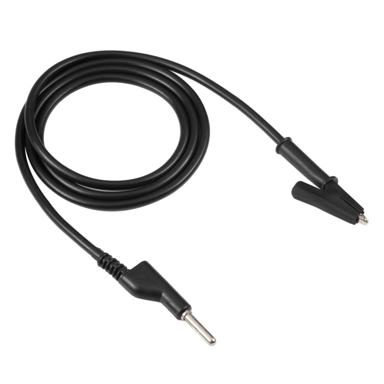 Thick Probe to Alligator Clip Test Lead Single Cable, Length: 1m - HoMEdemic™ 