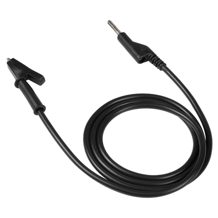 Thick Probe to Alligator Clip Test Lead Single Cable, Length: 1m - HoMEdemic™ 