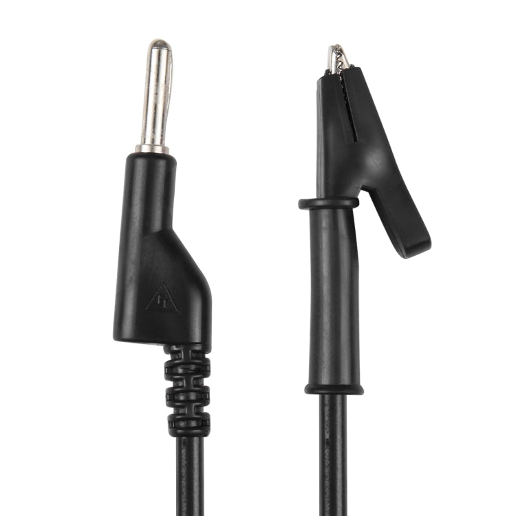 Thick Probe to Alligator Clip Test Lead Single Cable, Length: 1m - HoMEdemic™ 