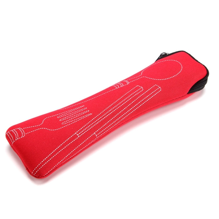 Three-Piece Outdoor Cutlery, Big Red, Light blue, Dark blue, Rose Red, Grass green, Fluorescent green, Orange, Purple - HoMEdemic™ 