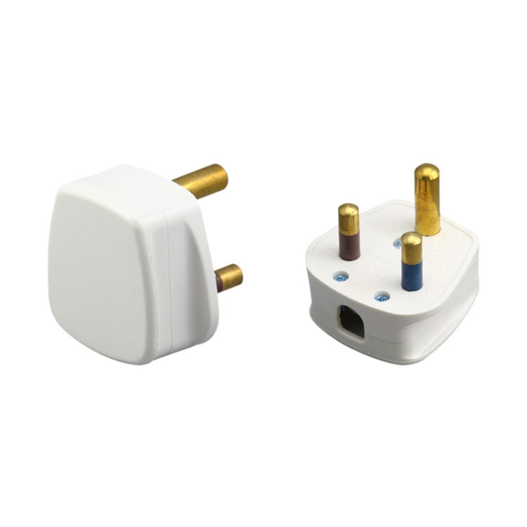 Three Pin Cylinder 15A Power Plug, UK Plug - HoMEdemic™ 
