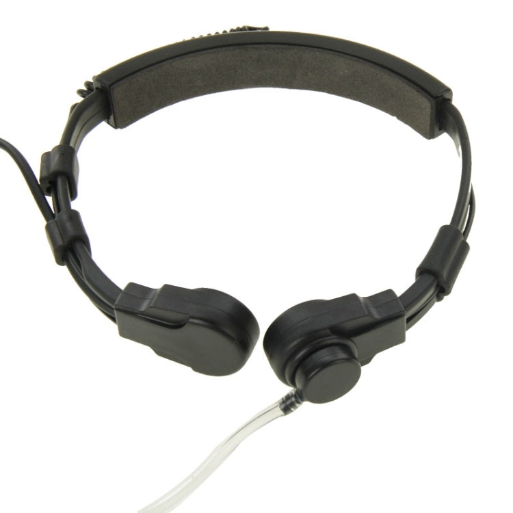 Throat control Transceiver Earpiece Headset for Walkie Talkies, 3.5mm + 2.5mm Plug - HoMEdemic™ 