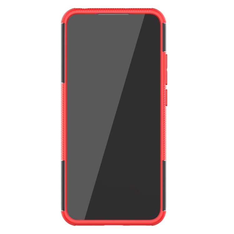 Tire Texture Shockproof TPU + PC Protective Case with Holder, For Xiaomi Redmi 9C, For OPPO Realme C15 - HoMEdemic™ 