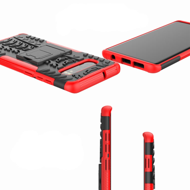 Tire Texture TPU+PC Shockproof Case for Galaxy S10+, with Holder, For Galaxy S10+ - HoMEdemic™ 