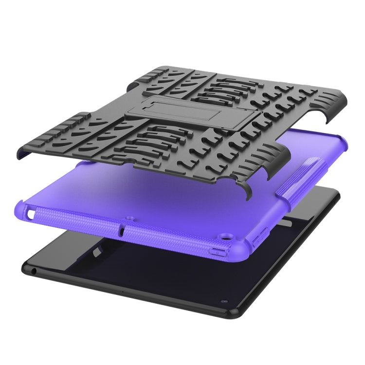 Tire Texture TPU + PC Shockproof Case with Holder, For iPad 10.2 - HoMEdemic™ 