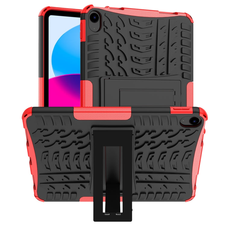 Tire Texture TPU + PC Tablet Case with Holder, For iPad 10th Gen 10.9 2022, For Amazon Kindle Fire HD 8 2022 - HoMEdemic™ 