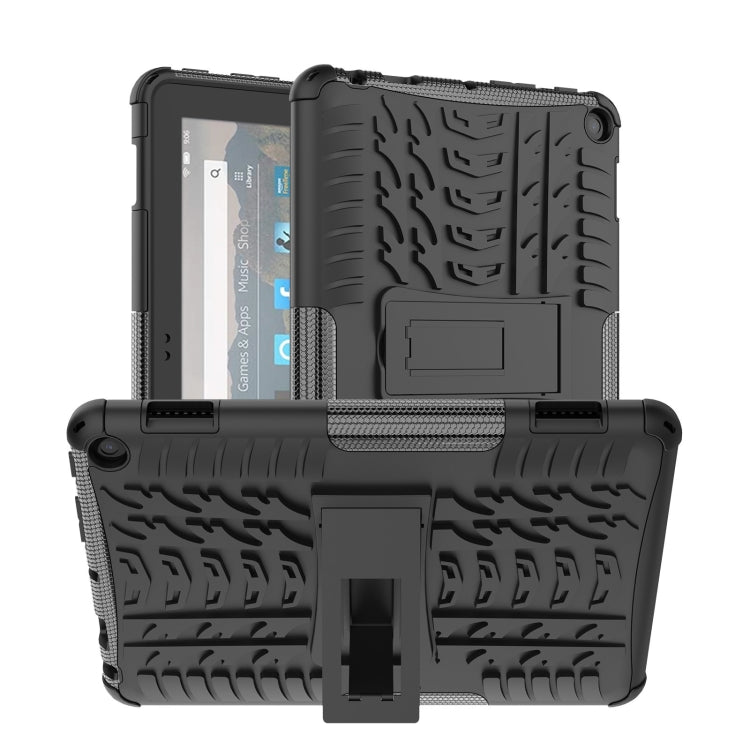 Tire Texture TPU + PC Tablet Case with Holder, For iPad 10th Gen 10.9 2022, For Amazon Kindle Fire HD 8 2022 - HoMEdemic™ 
