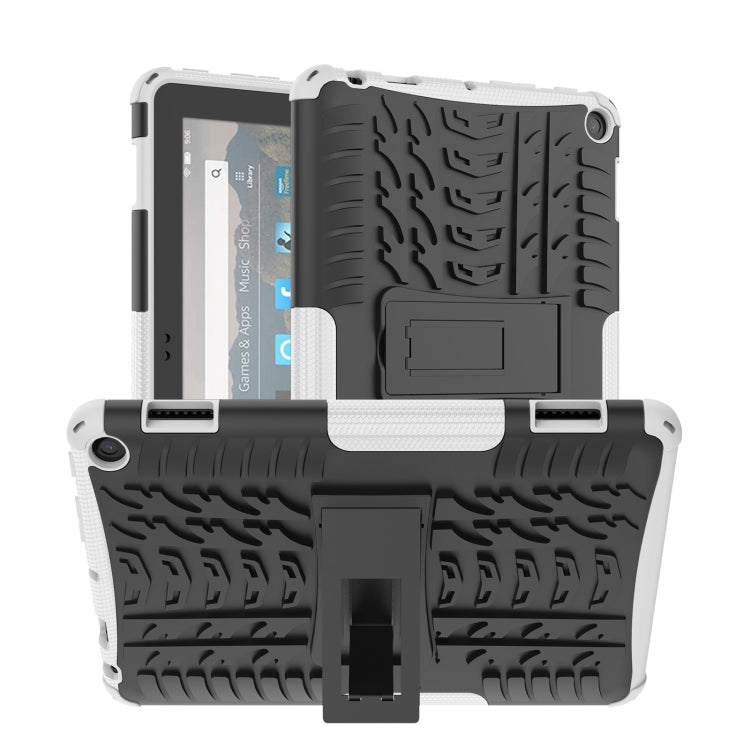 Tire Texture TPU + PC Tablet Case with Holder, For iPad 10th Gen 10.9 2022, For Amazon Kindle Fire HD 8 2022 - HoMEdemic™ 