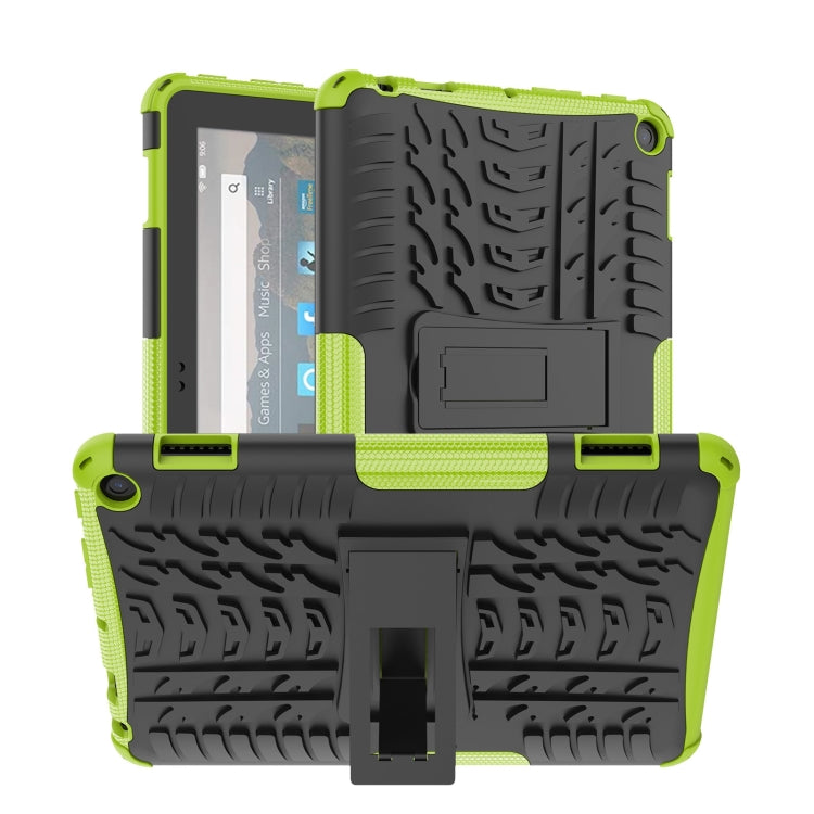 Tire Texture TPU + PC Tablet Case with Holder, For iPad 10th Gen 10.9 2022, For Amazon Kindle Fire HD 8 2022 - HoMEdemic™ 