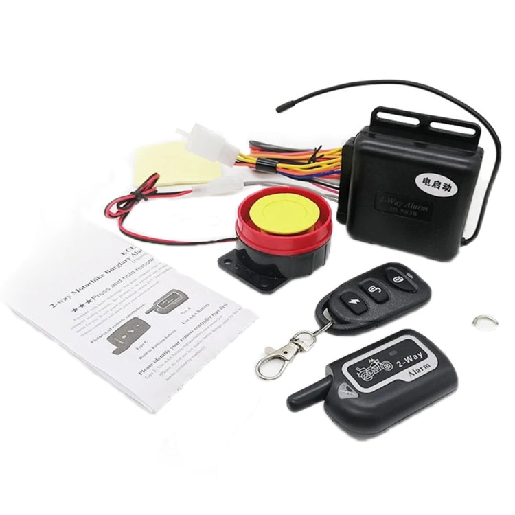Two-Way Dual Remote Control Vibration Motorcycle Anti-Theft Device(YL-B011) - HoMEdemic™ 