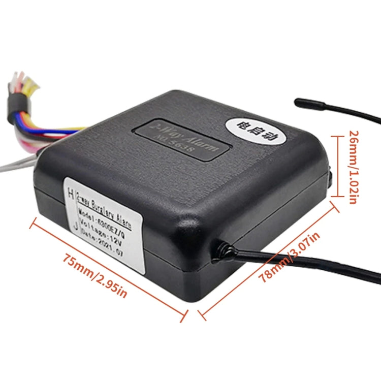 Two-Way Dual Remote Control Vibration Motorcycle Anti-Theft Device(YL-B011) - HoMEdemic™ 