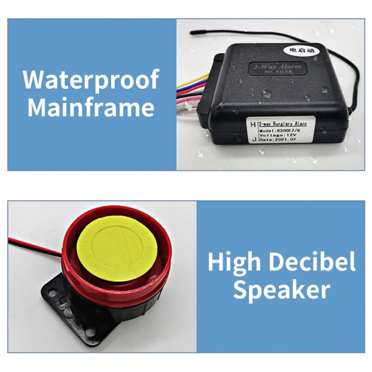 Two-Way Dual Remote Control Vibration Motorcycle Anti-Theft Device(YL-B011) - HoMEdemic™ 