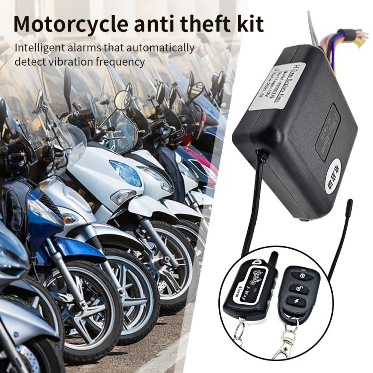 Two-Way Dual Remote Control Vibration Motorcycle Anti-Theft Device(YL-B011) - HoMEdemic™ 