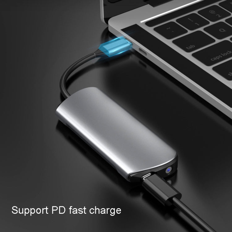 Type-C Extension Dock 8 In 1 Laptop Converter USB HUB Hub, USB HUB - HoMEdemic™ 