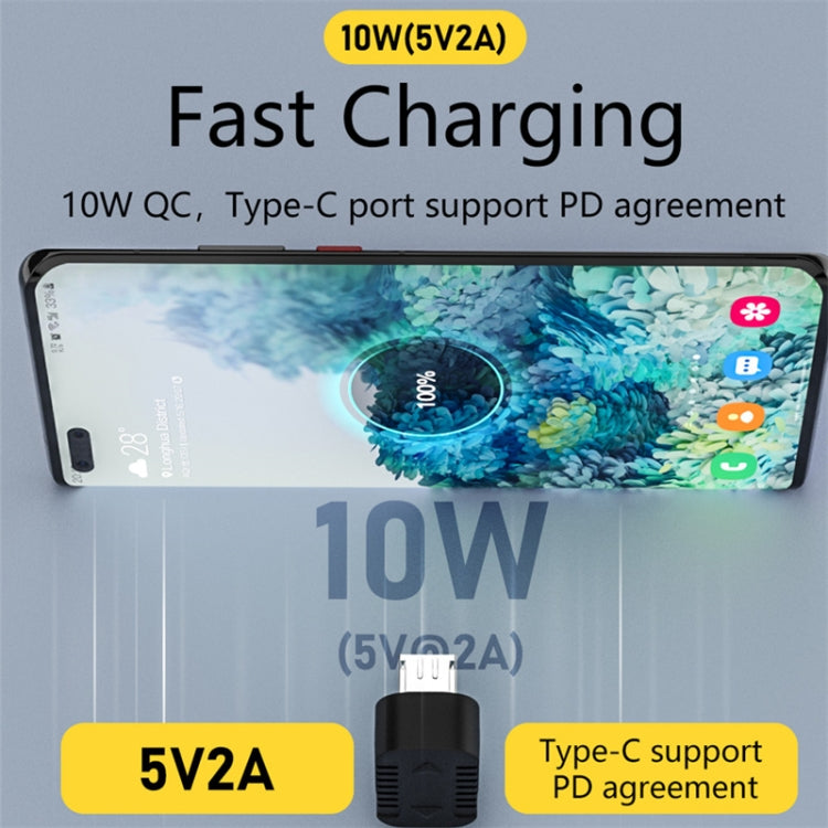 Type-C Female to Micro USB Male Adapter Data Charging Transmission, Specification:Type-C Female to Micro Male U Shape Front - HoMEdemic™ 